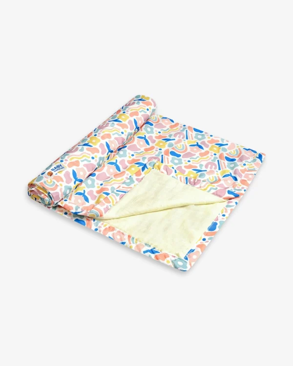 Baby Blanket Floral Doodle